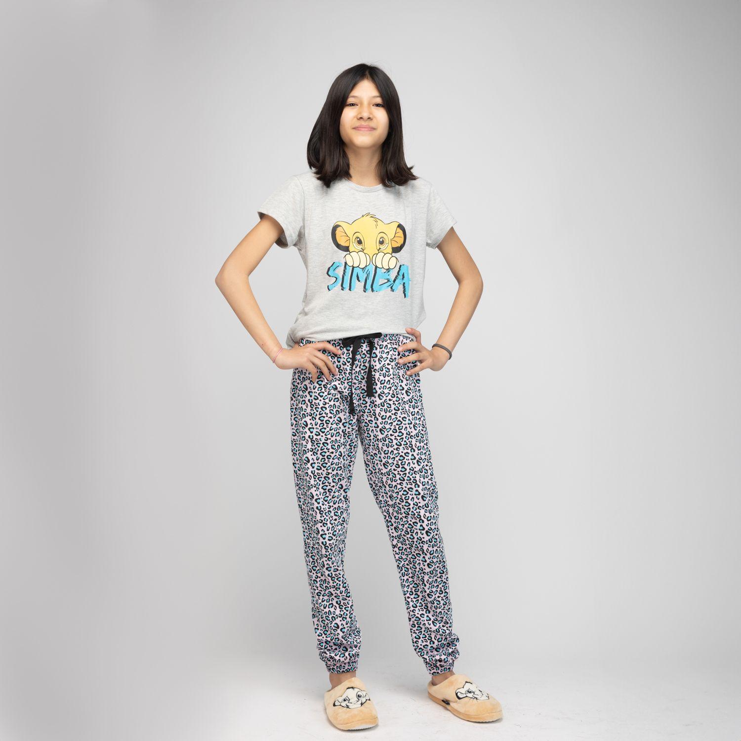 Pijama Niña Rey León Hide Gris Disney-0