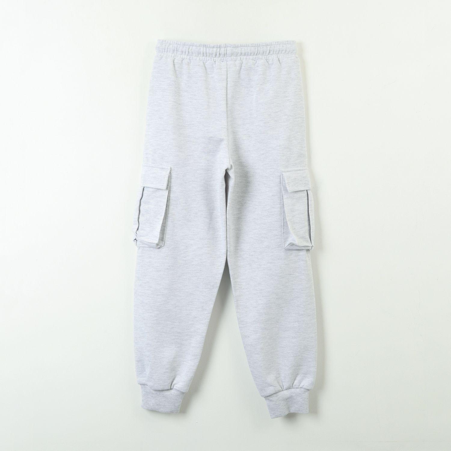 Pantalon Cargo De Buzo Niño Grafiti Gris Sonic-2
