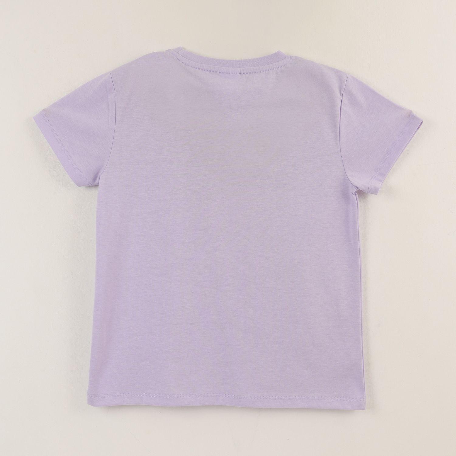 Polera Manga Corta Niña Morado Kuromi Love Hello Kitty-2