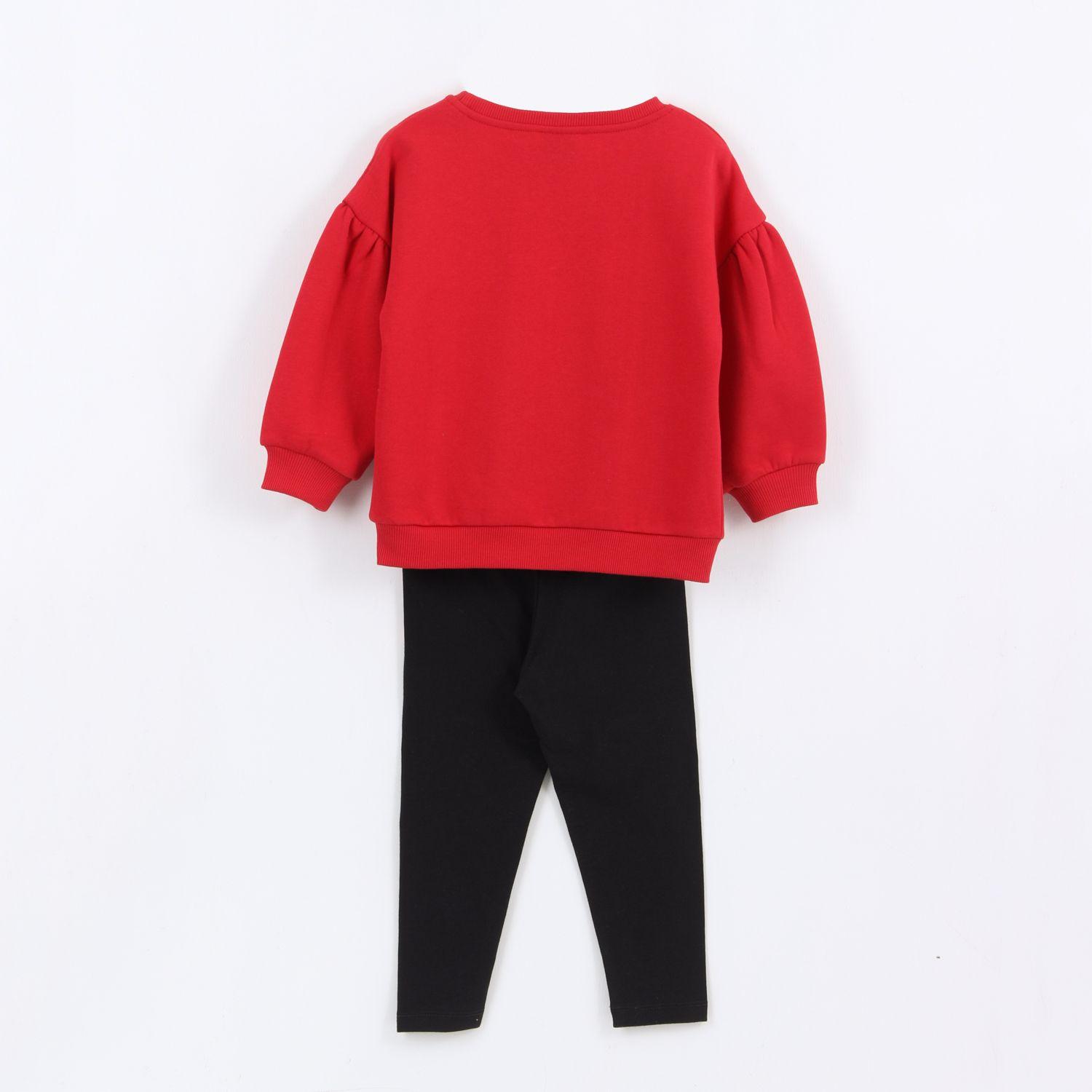 Conjunto Niña Cintas Minnie Mouse Rojo Disney-1