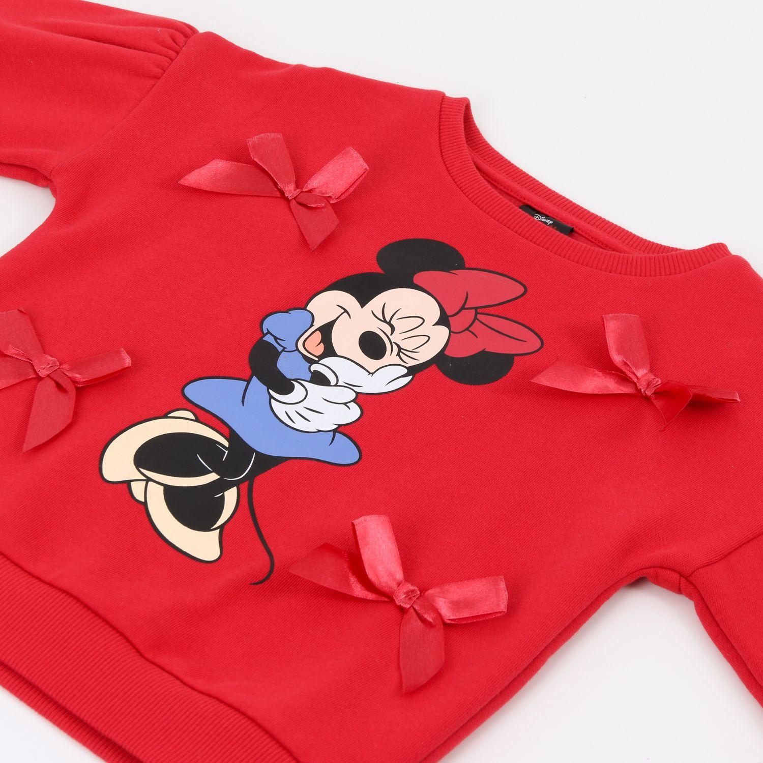 Conjunto Niña Cintas Minnie Mouse Rojo Disney-2