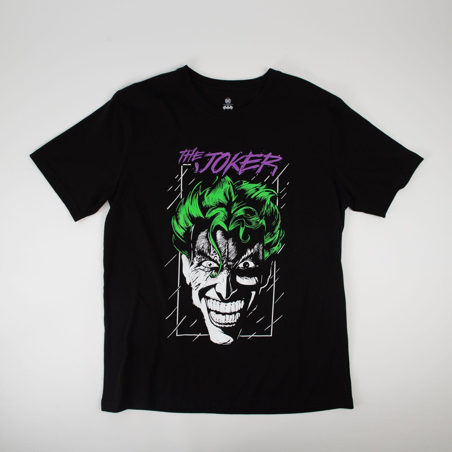 Polera Hombre Joker The Joker Negro DC Comics-0