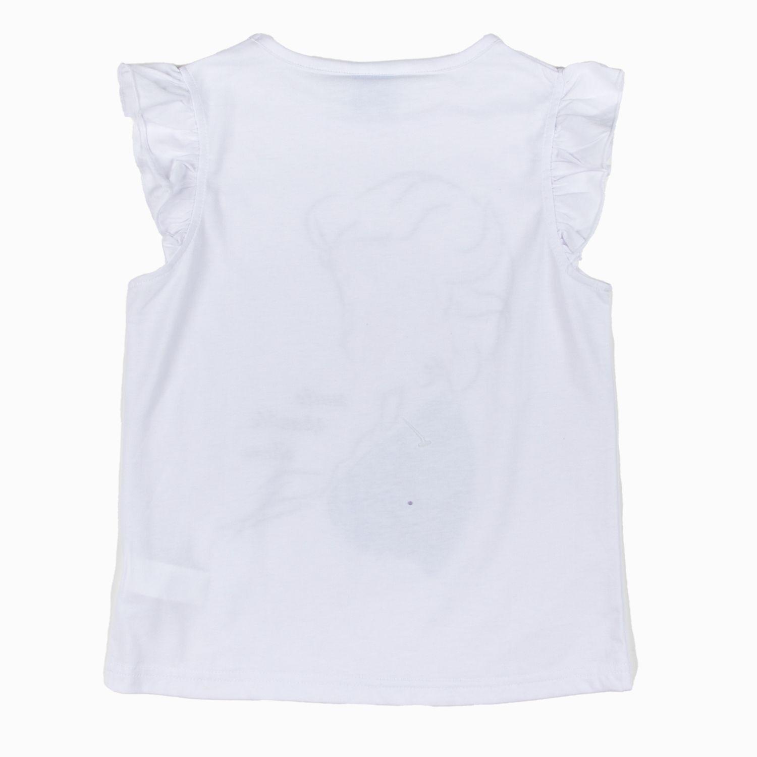 Polera Niña Smile Shine Frozen Blanco Disney-4