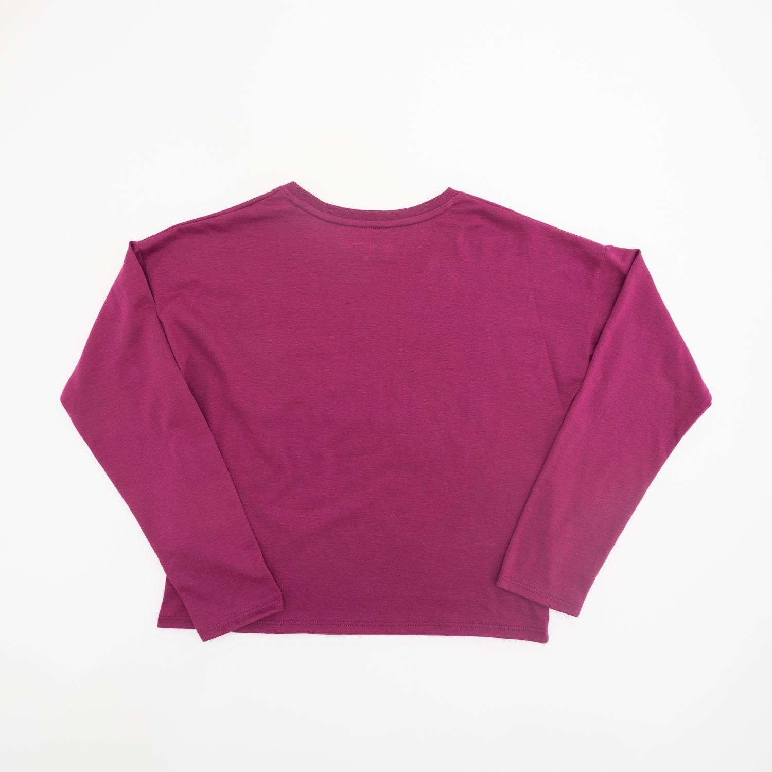 Polera Manga Larga Niña Lentes Morado Harry Potter-1