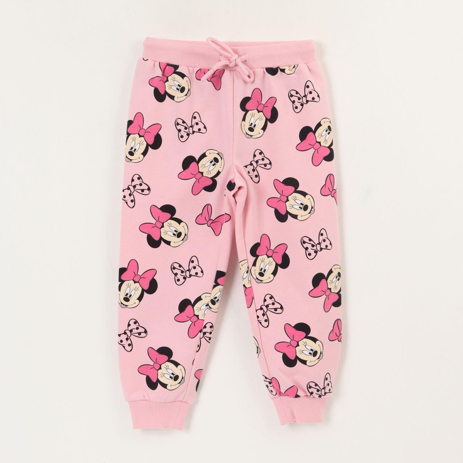 Pantalon De Buzo Niña Minnie Lazo Rosado Disney-0