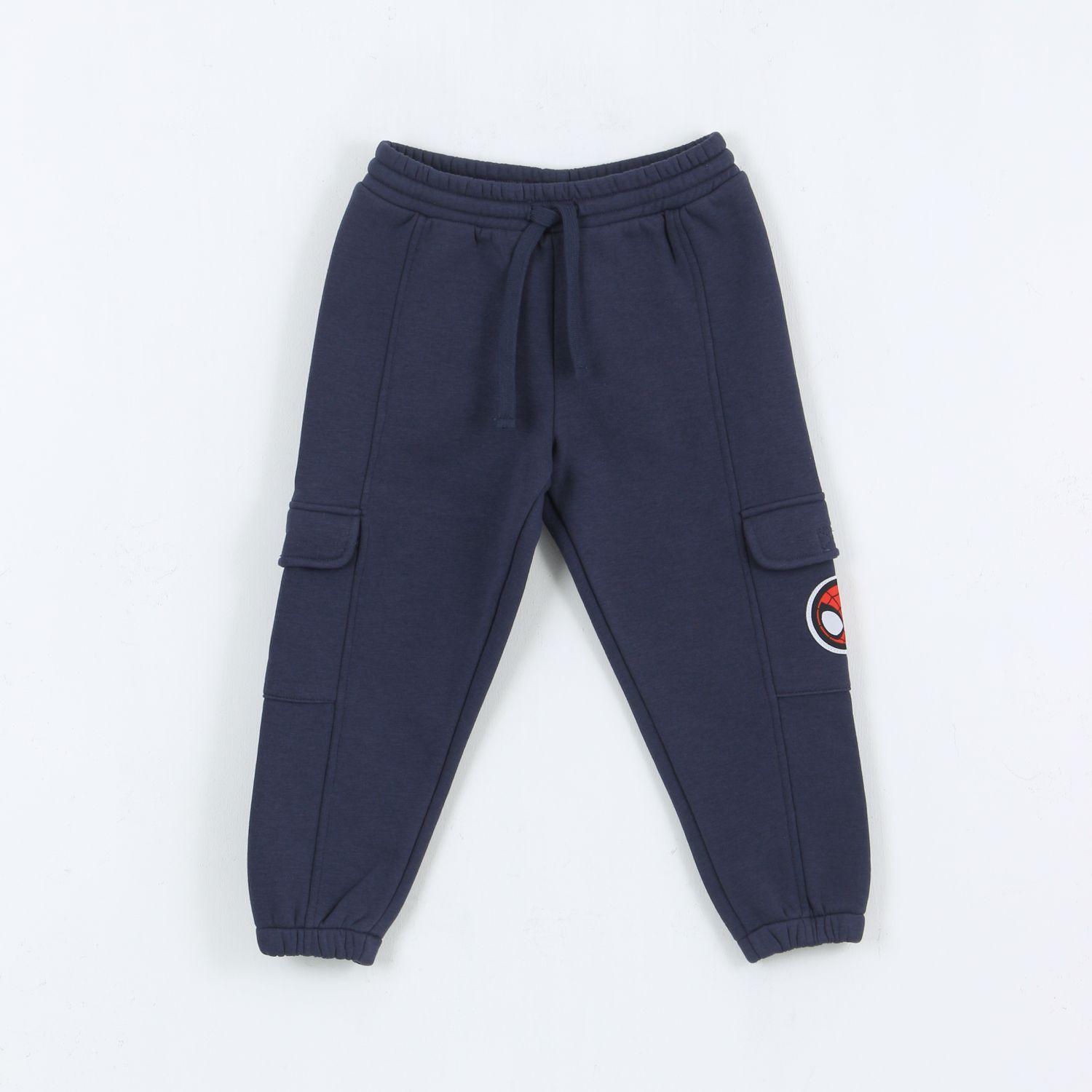 Pantalón de Buzo Niño Cargo Spidey Azul Marino Marvel-0