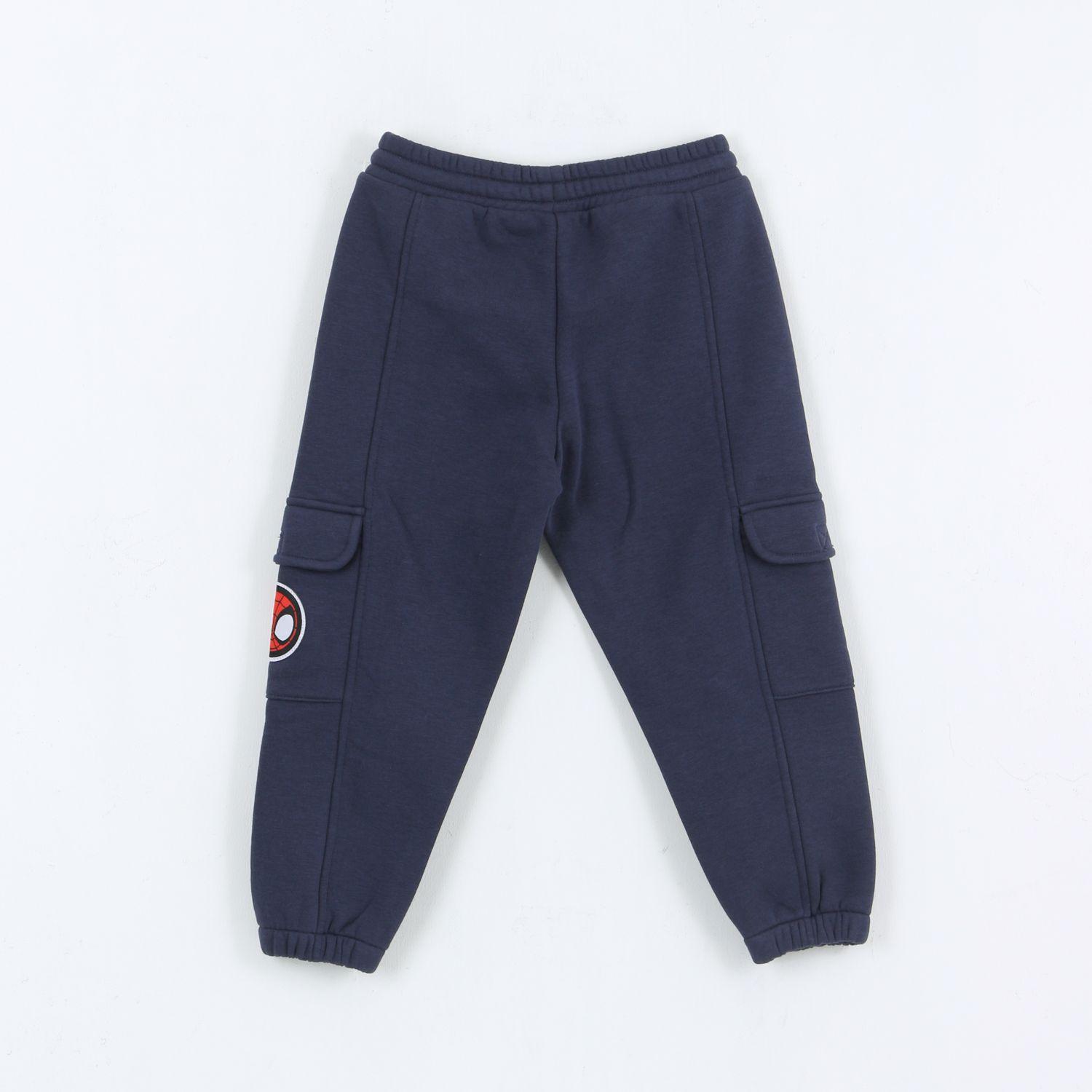 Pantalón de Buzo Niño Cargo Spidey Azul Marino Marvel-1