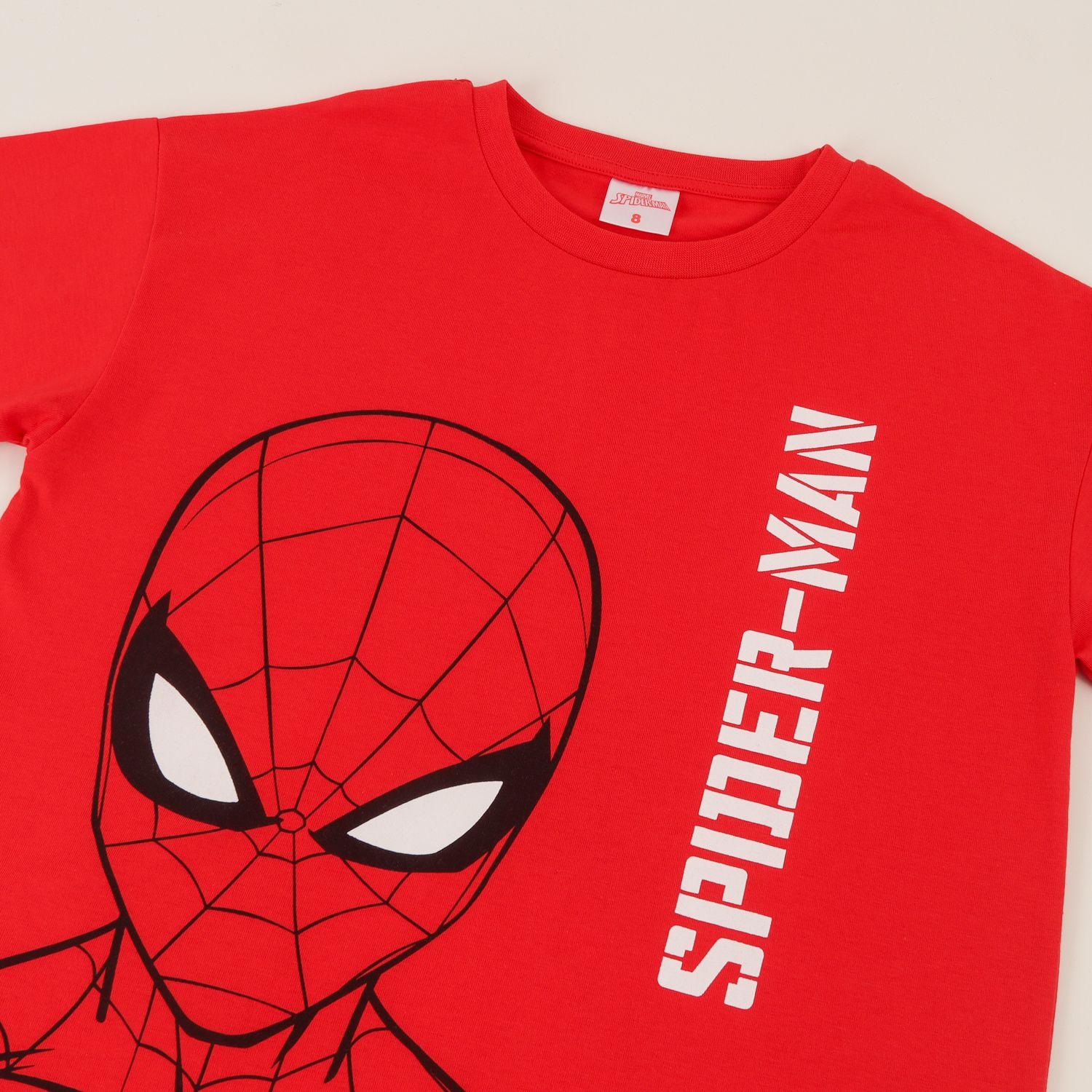 Conjunto Niño Rojo Cara Spiderman Marvel-2