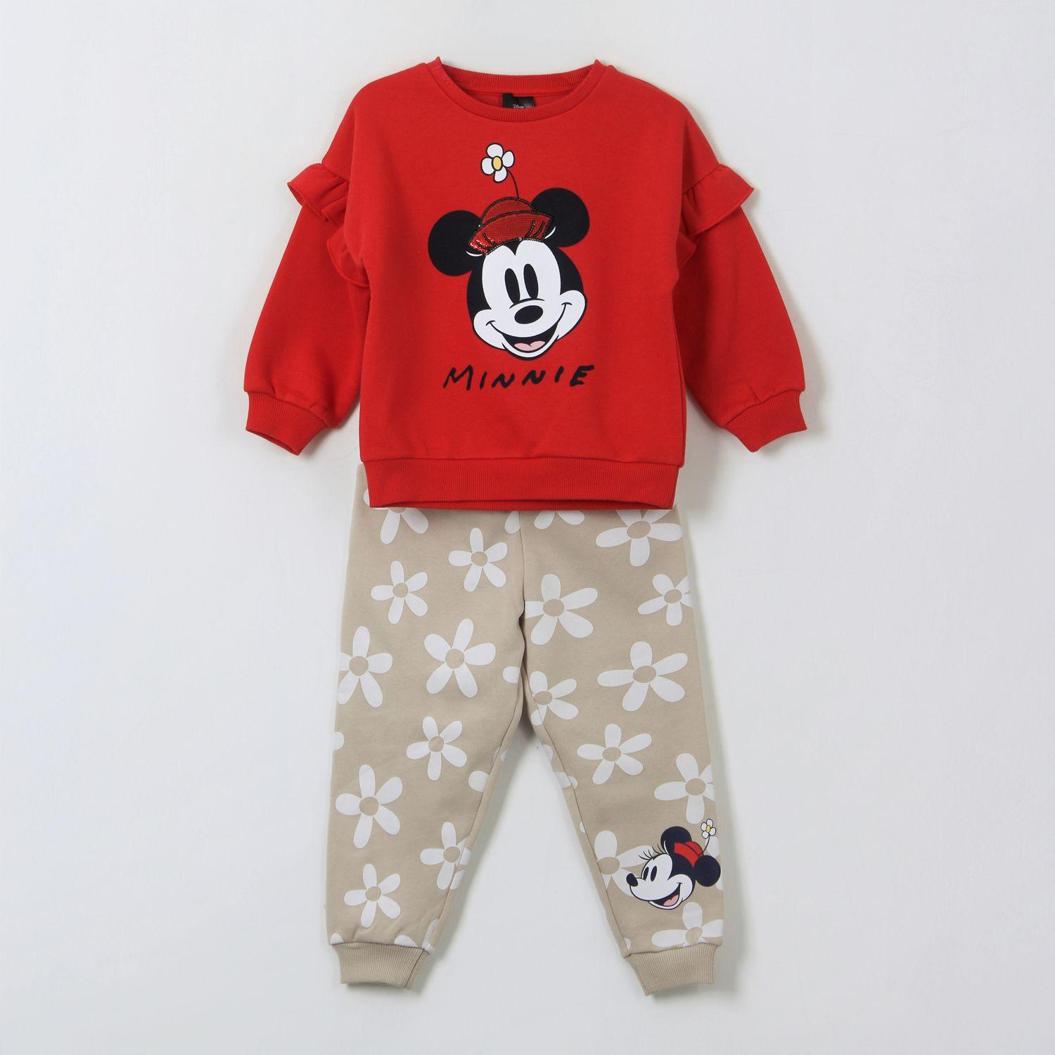 Conjunto Buzo Niña Vuelos Minnie Rojo Disney-0