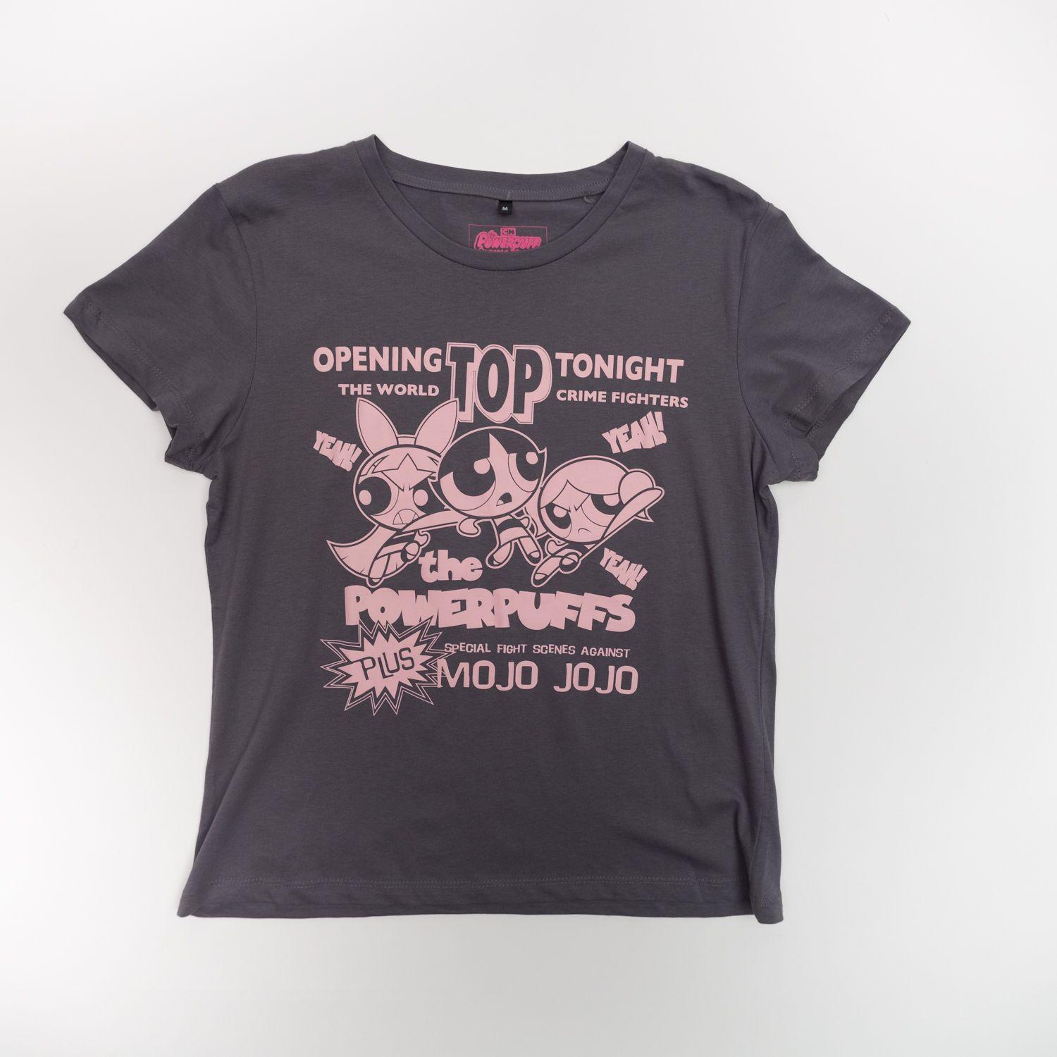 Polera Mujer YOU Cartoon Network Chicas Superpoderosas Gris-0