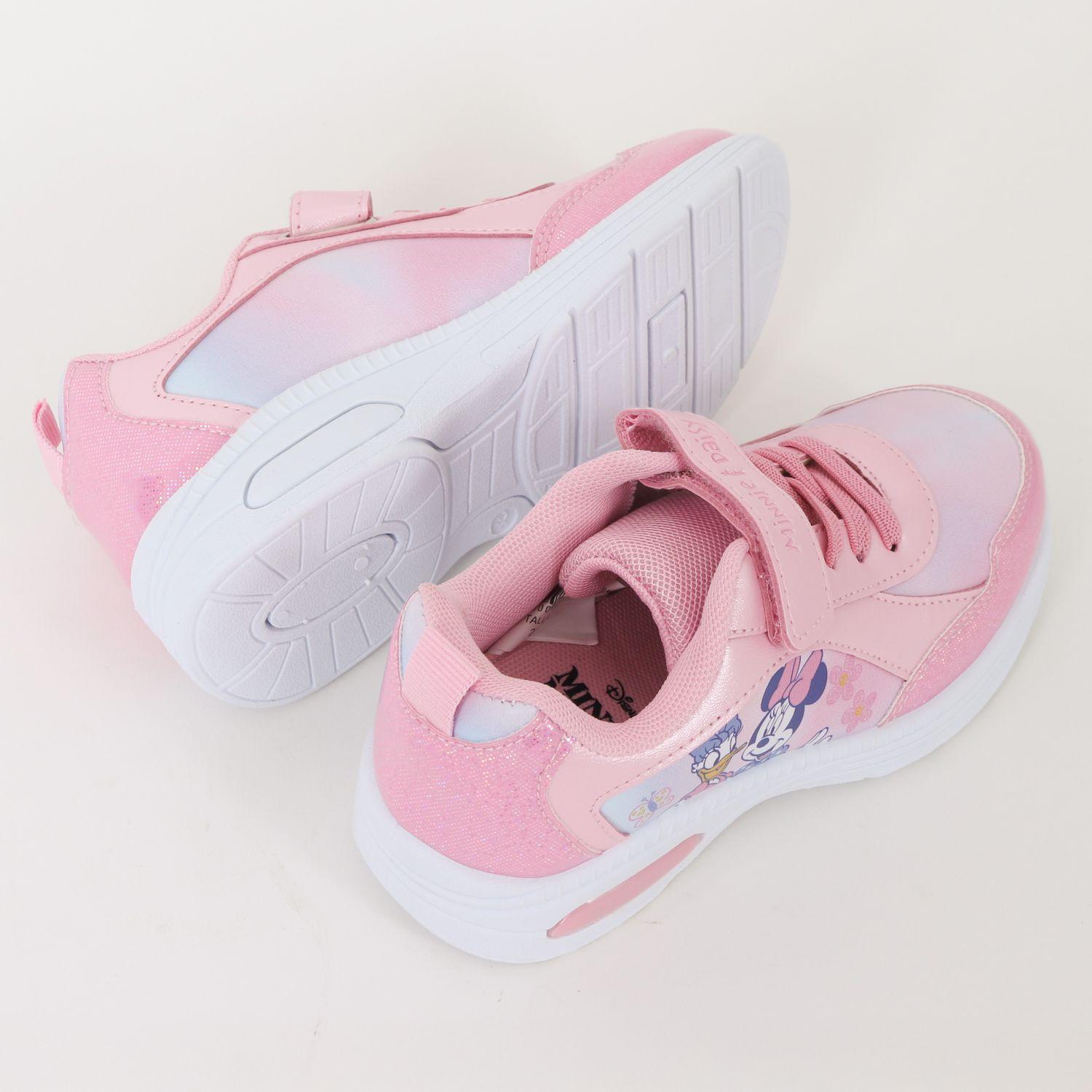 Zapatillas con luces Niña Rosa Daisy Minnie Disney-3