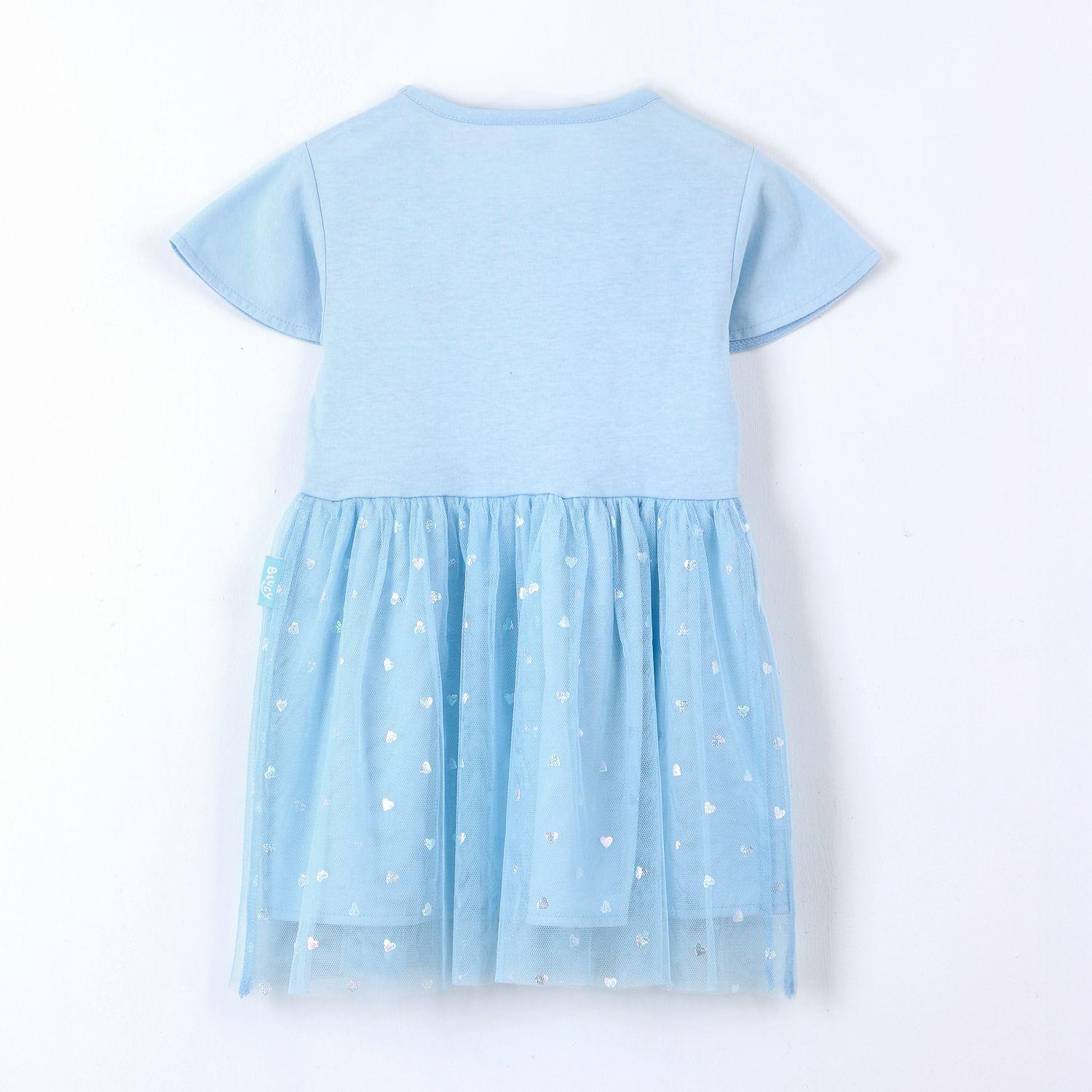 Vestido Niña Bingo & Bluey Celeste-1