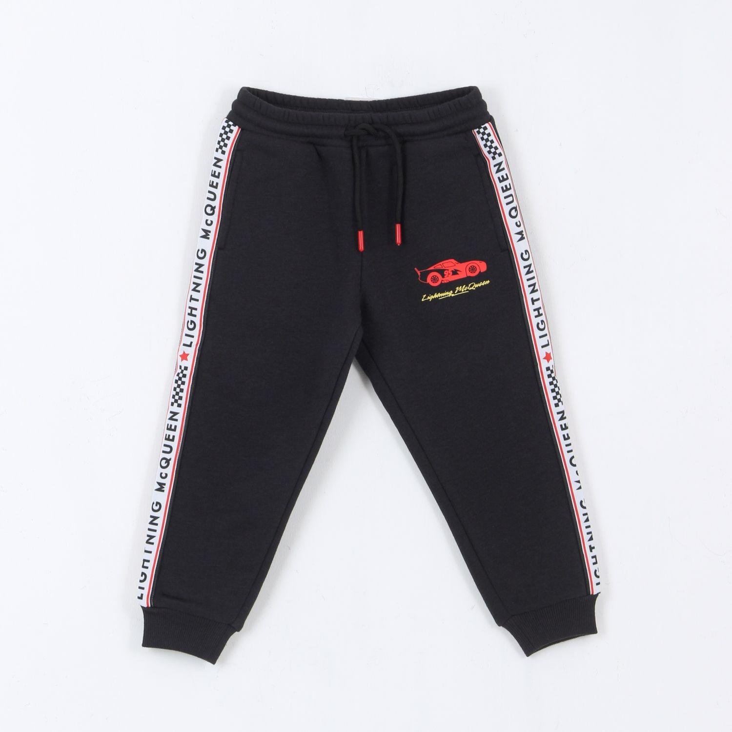 Pantalón de Buzo Niño Banda Lateral Rayo McQueen Azul Disney-0