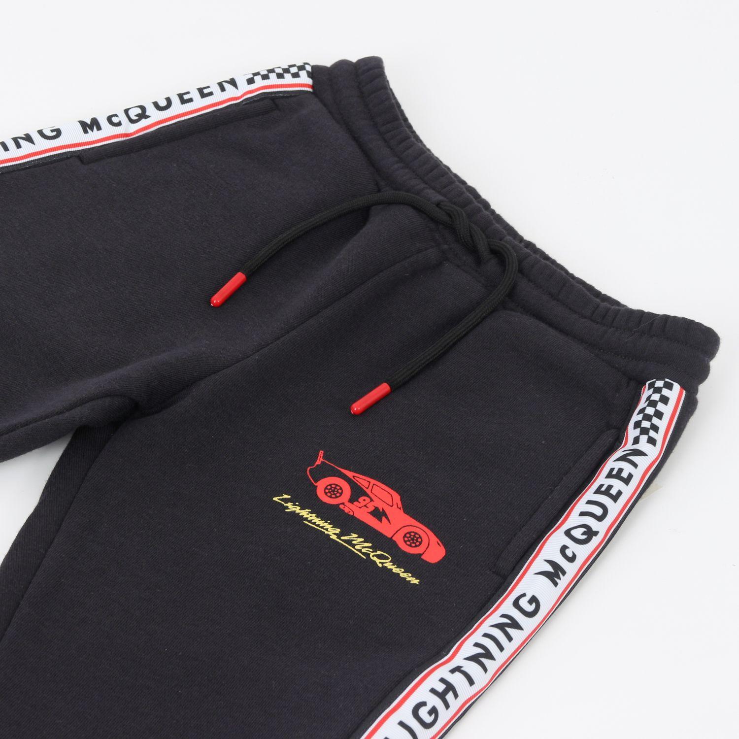 Pantalón de Buzo Niño Banda Lateral Rayo McQueen Azul Disney-2