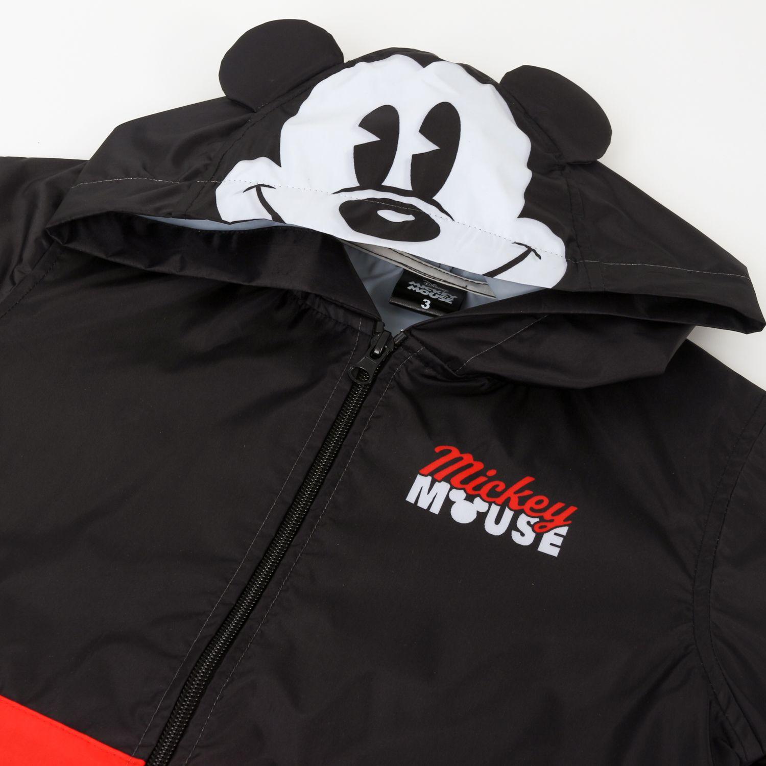 Impermeable Niño Orejas Mickey Mouse Negro Disney-2