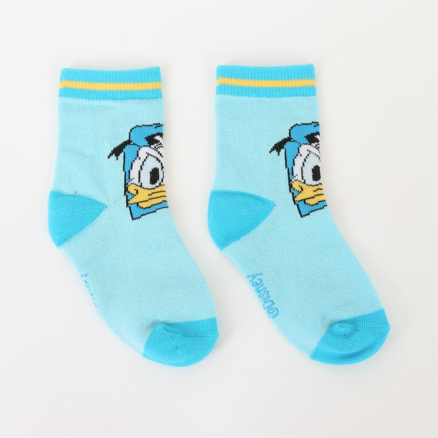 Tripack Calcetines Niño Blanco Mickey Donald & Goofy Disney-1
