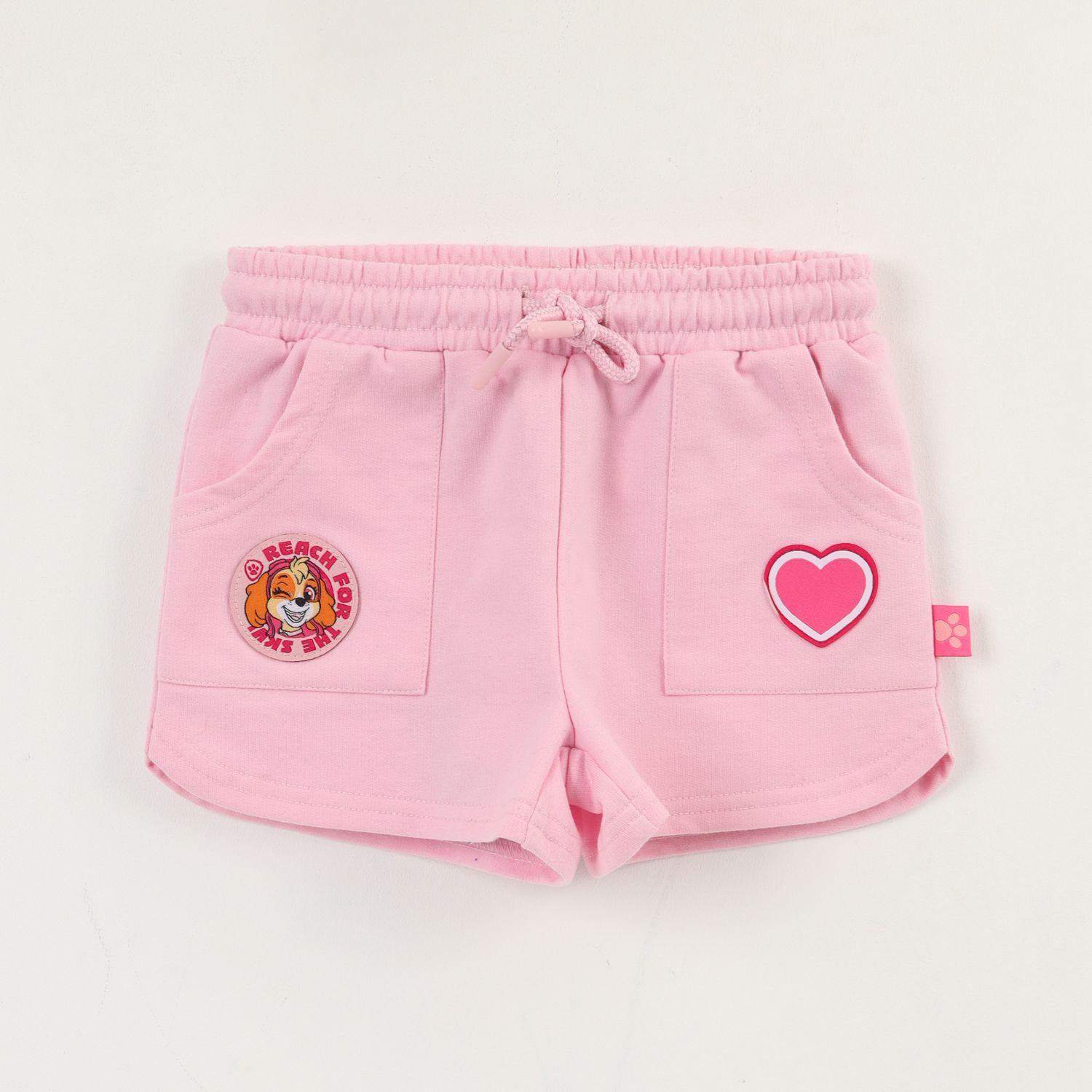 Short Niña Rosado Logo Paw Patrol-0