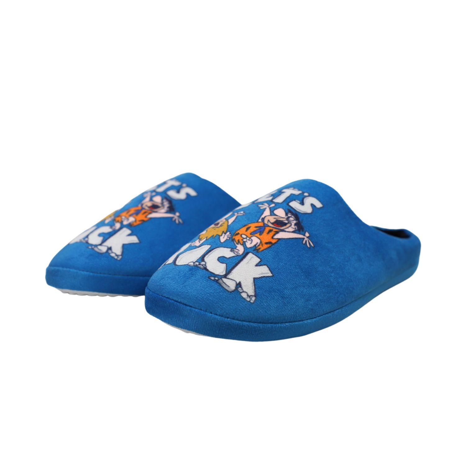 Pantufla Hombre Rock Azul Los picapiedra-0