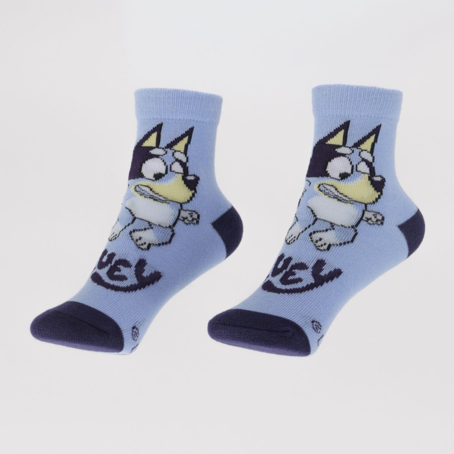 Tripack Calcetines Niño Azul Listado Bluey-2