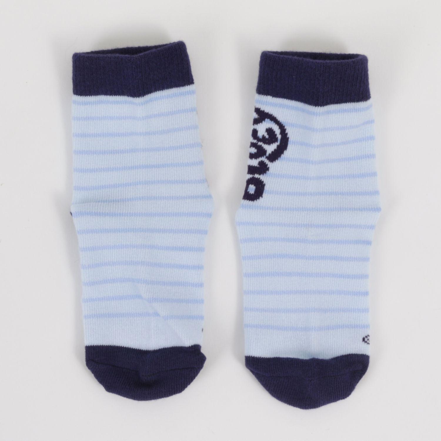 Tripack Calcetines Niño Azul Listado Bluey-4