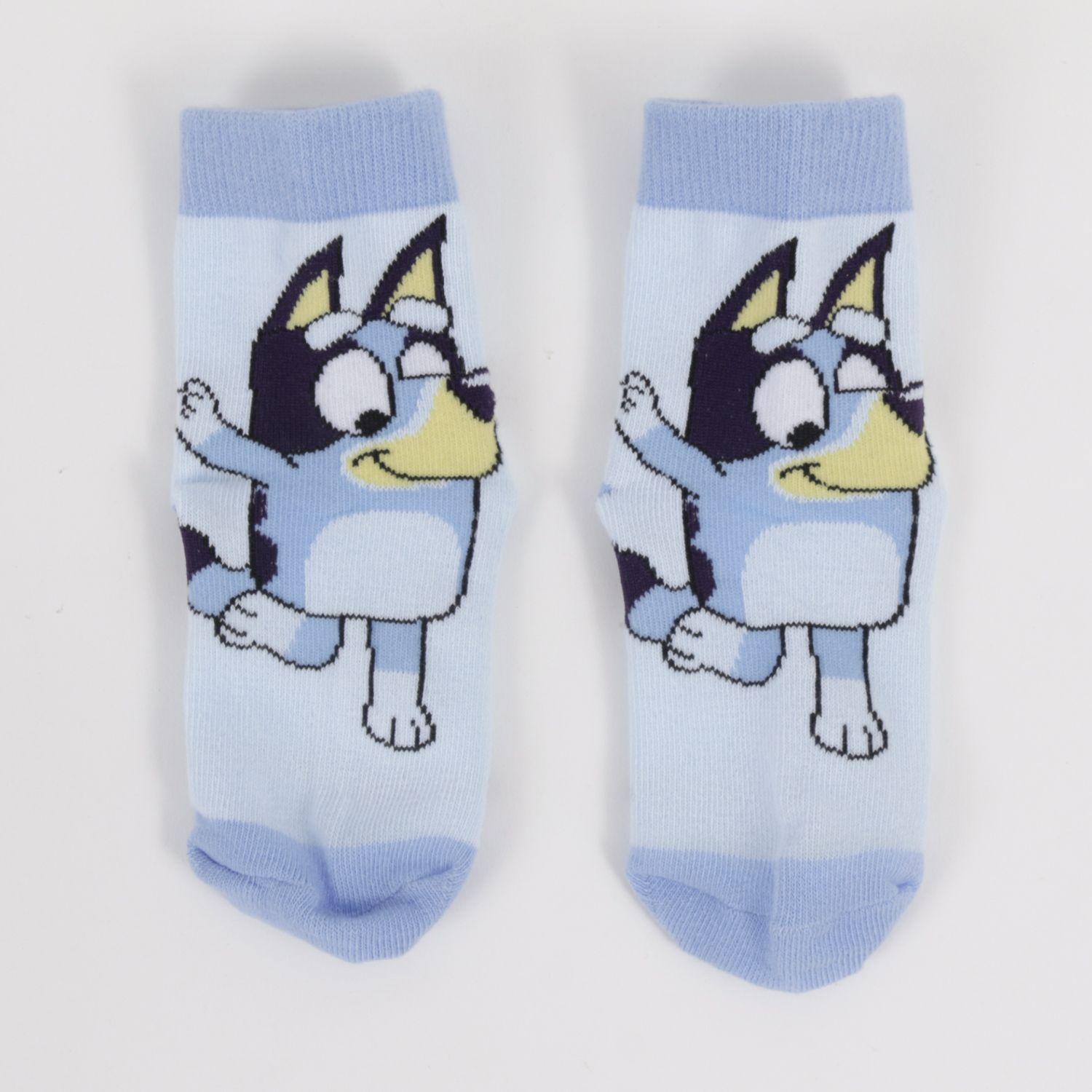Tripack Calcetines Niño Azul Listado Bluey-6