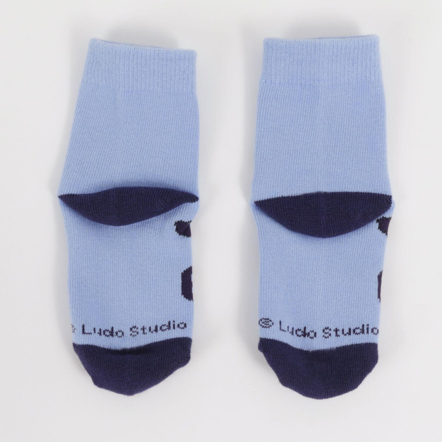 Tripack Calcetines Niño Azul Listado Bluey-9