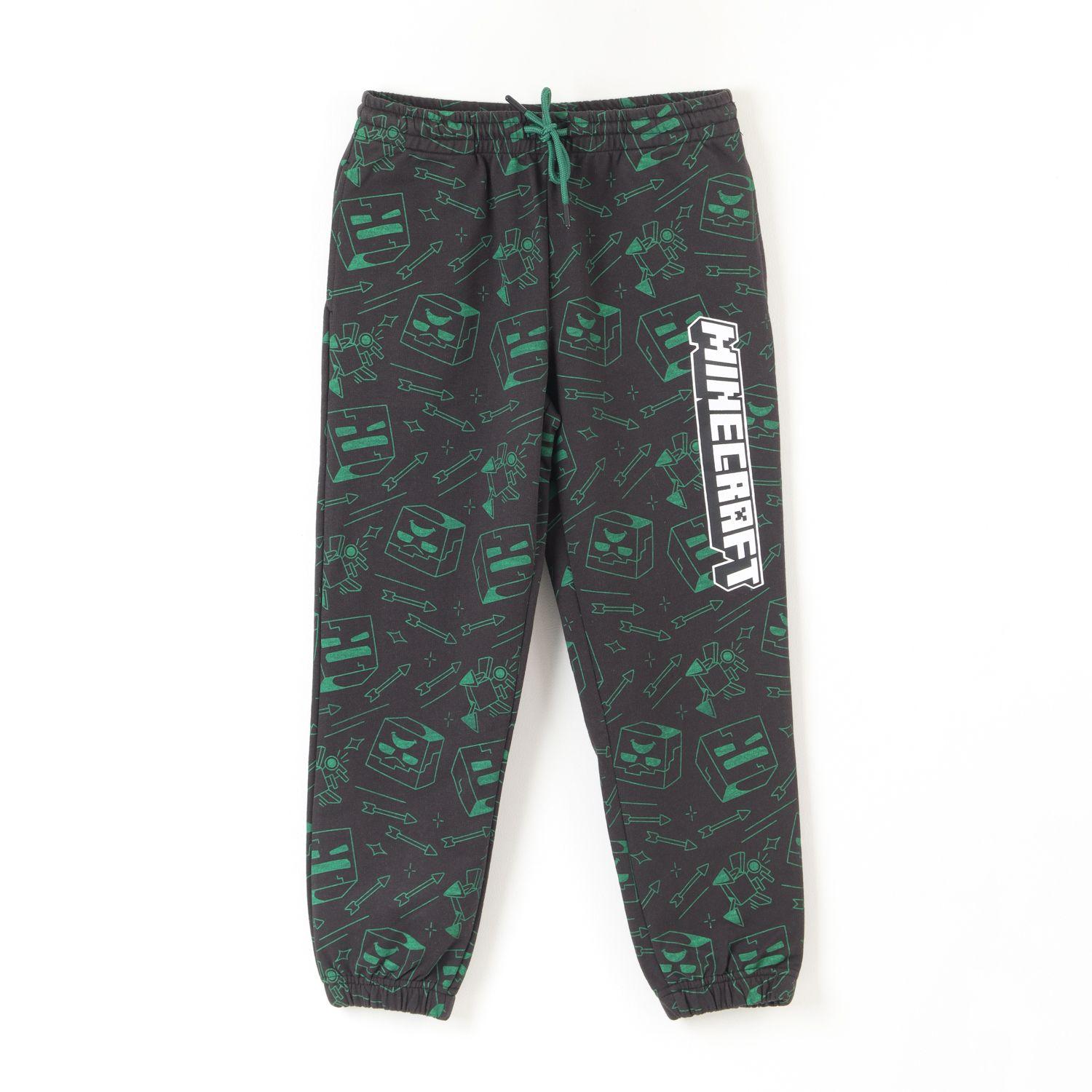 Pantalon De Buzo Niño Full Of Heads Negro Minecraft-0
