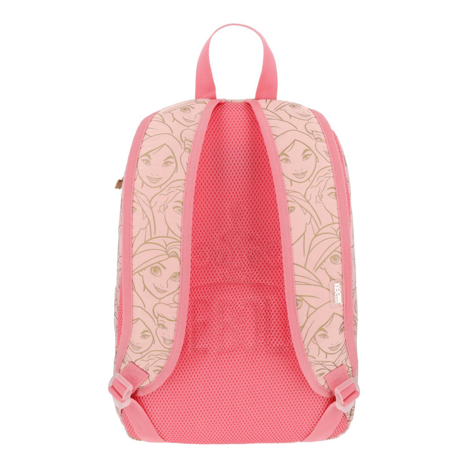 Mochila Escolar Niña Print Princesas Rosado Disney-4