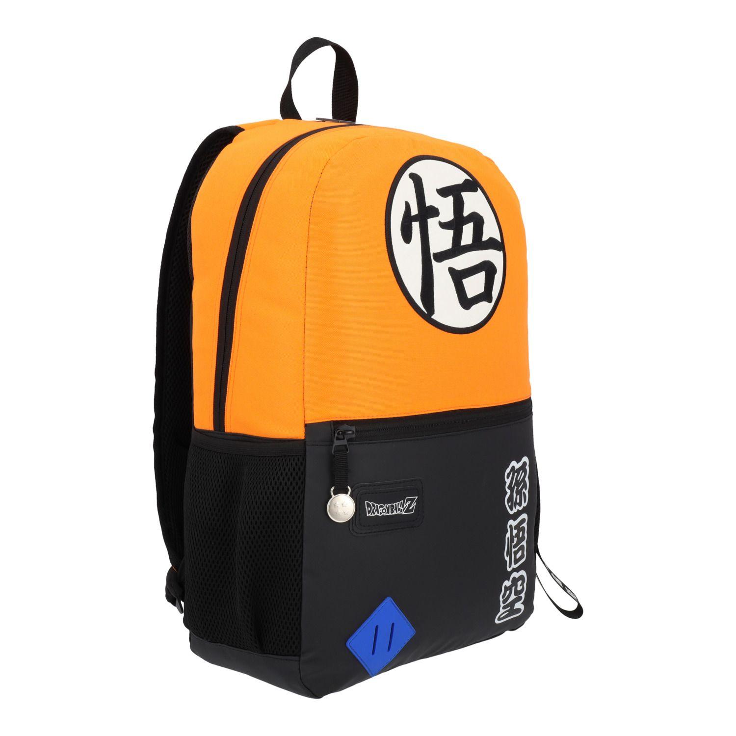 Mochila Escolar Niño Goku Naranjo Dragon Ball Z-1