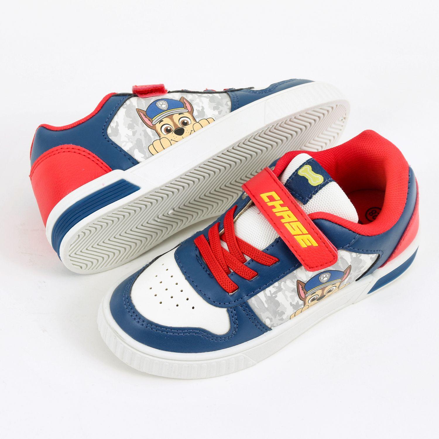 Zapatilla Luces Niño Velcro Chase Azul Paw Patrol-3