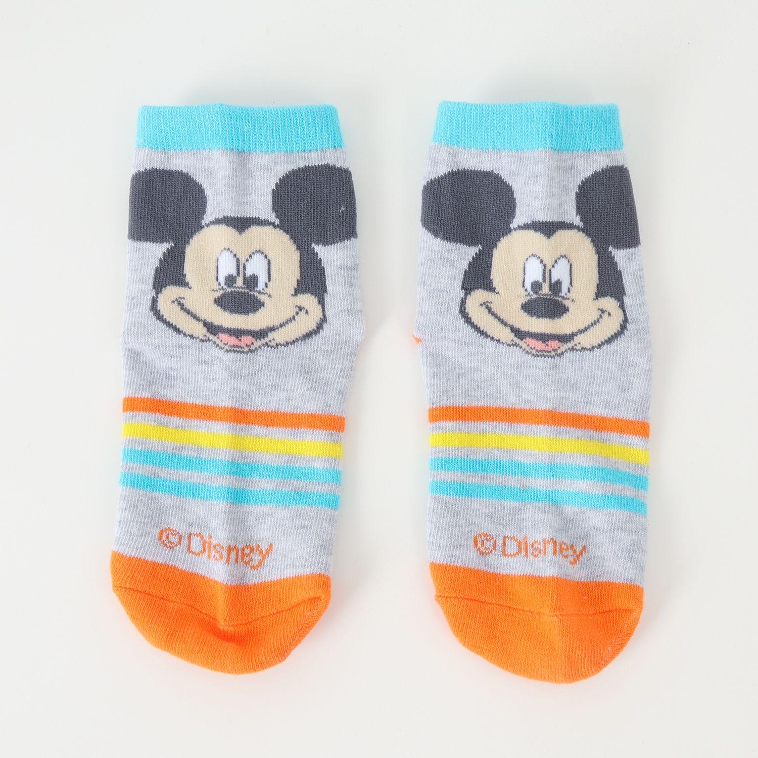 Bipack Calcetines Niño Mickey Lineas Gris Disney-3