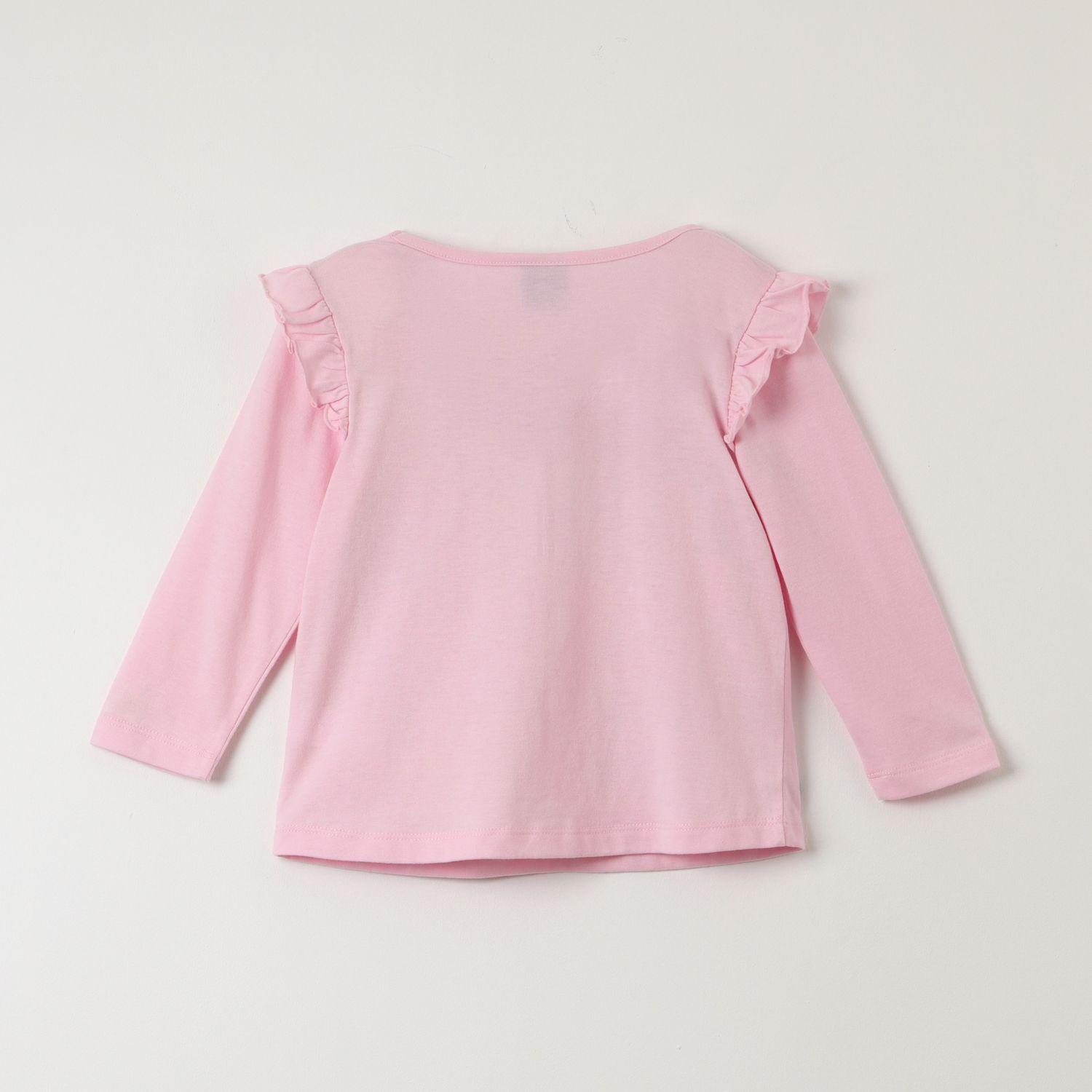 Polera Manga Larga Niña Minnie & Daisy Rosado Disney-2