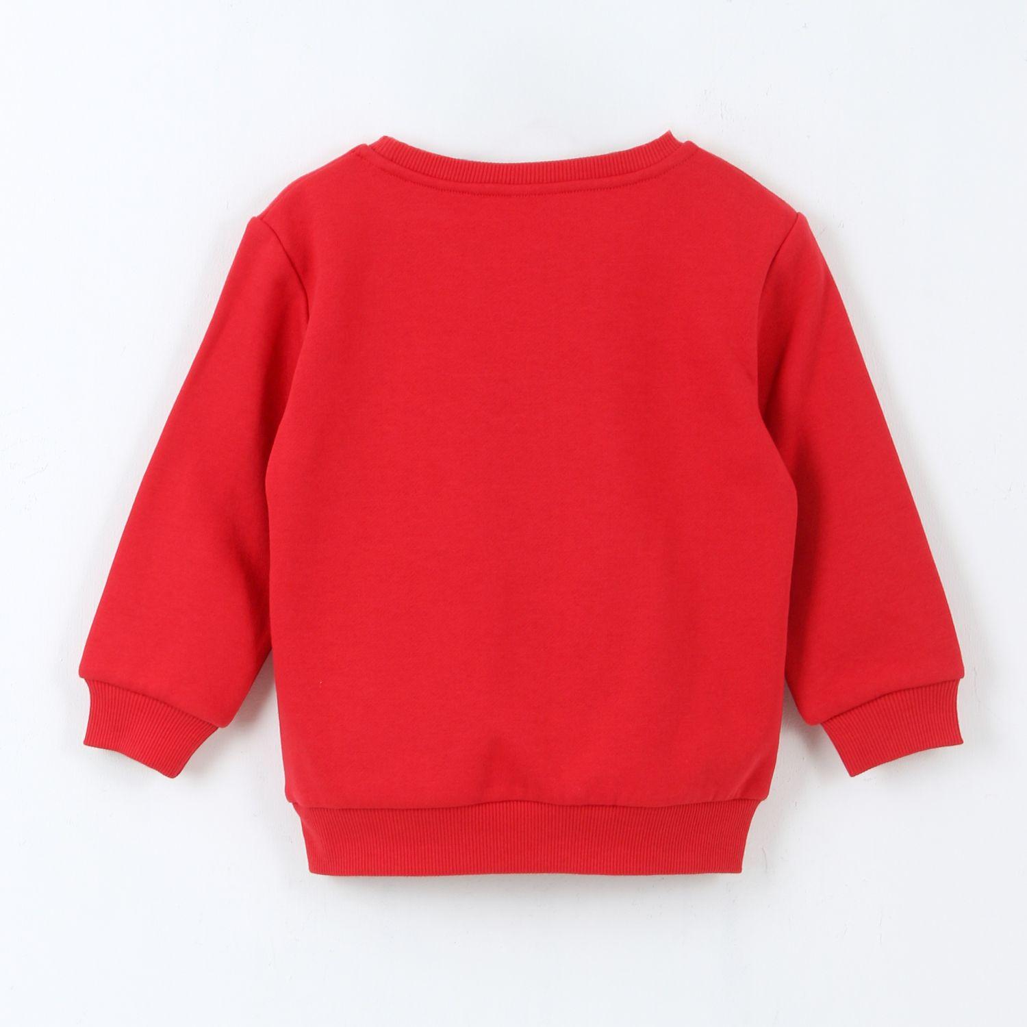 Polerón Cerrado Niño Diseño Frontal Spidey Rojo Marvel-1