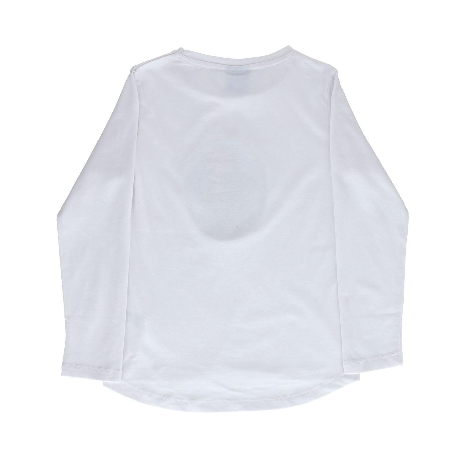 Polera Manga Larga Niña Frozen Princess Blanco Disney-1