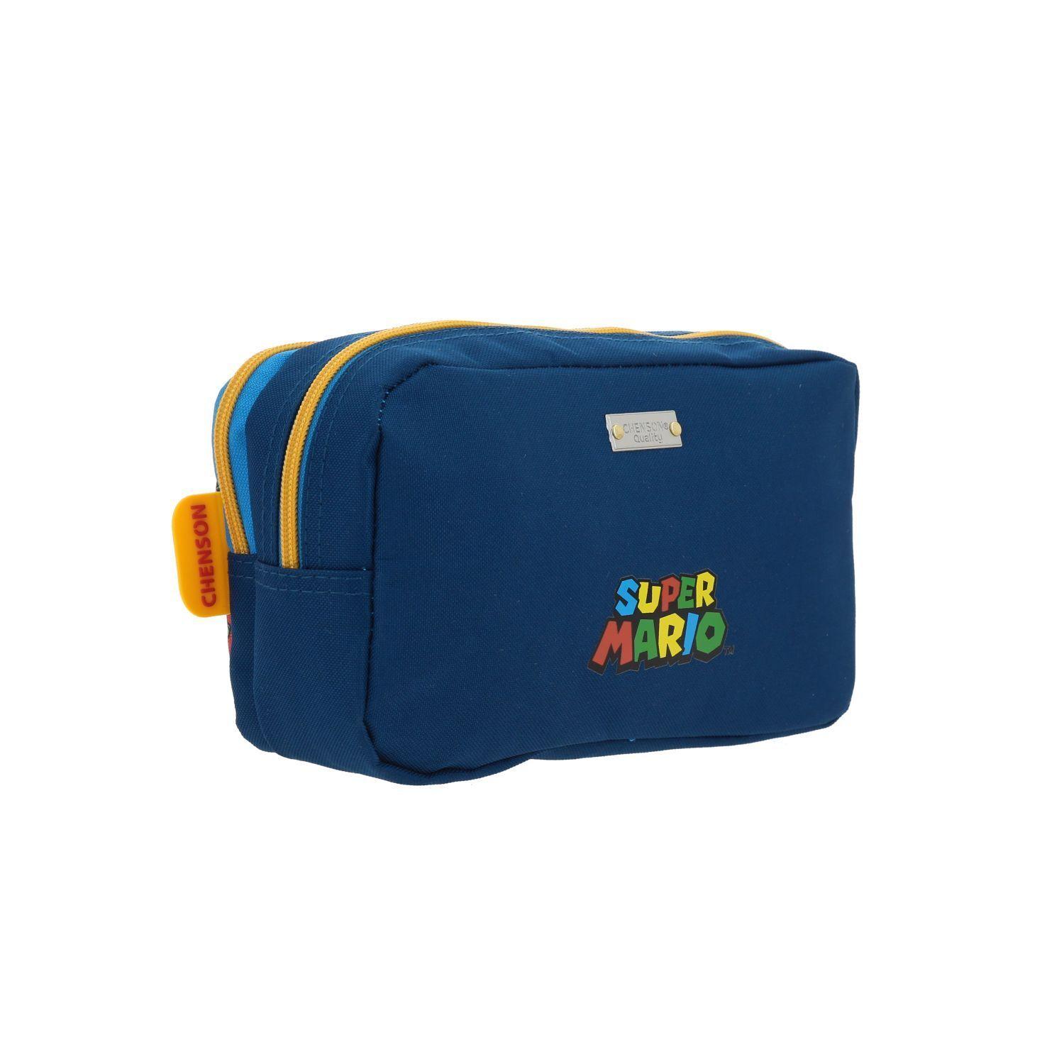 Estuche Escolar Niño Print Personajes Azul Mario Bros-2