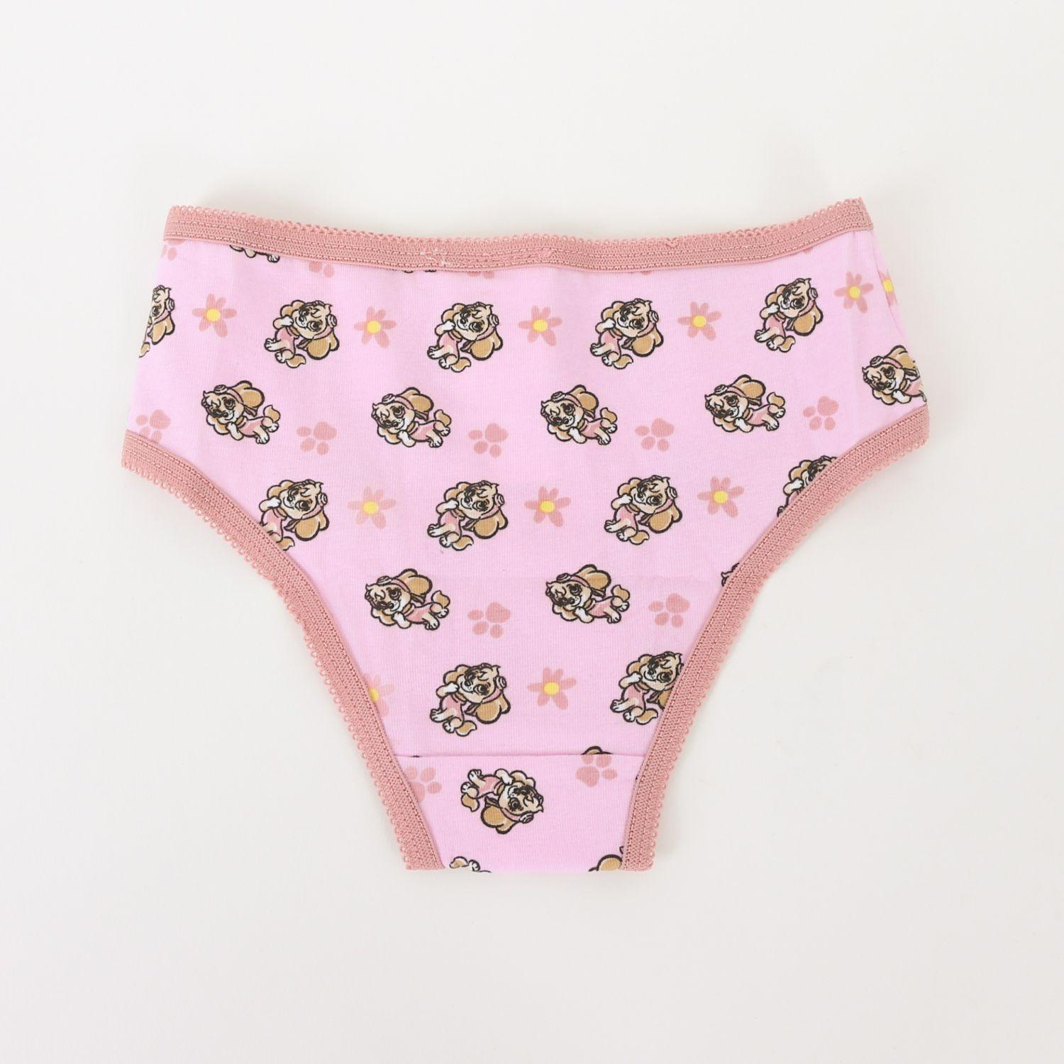 Tripack Calzón Niña Rosado Full Print Skye Paw Patrol-2