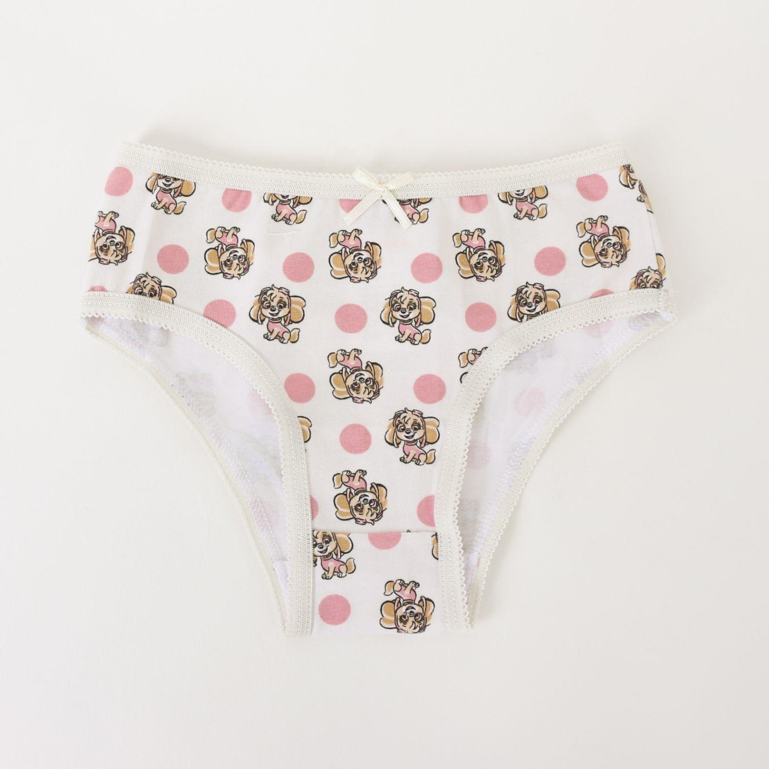 Tripack Calzón Niña Rosado Full Print Skye Paw Patrol-3