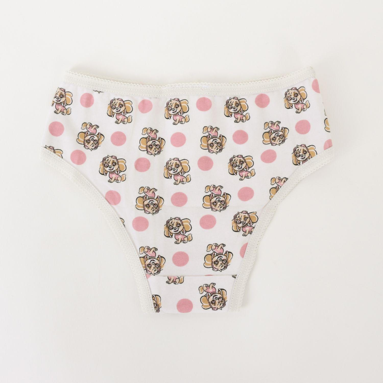 Tripack Calzón Niña Rosado Full Print Skye Paw Patrol-4