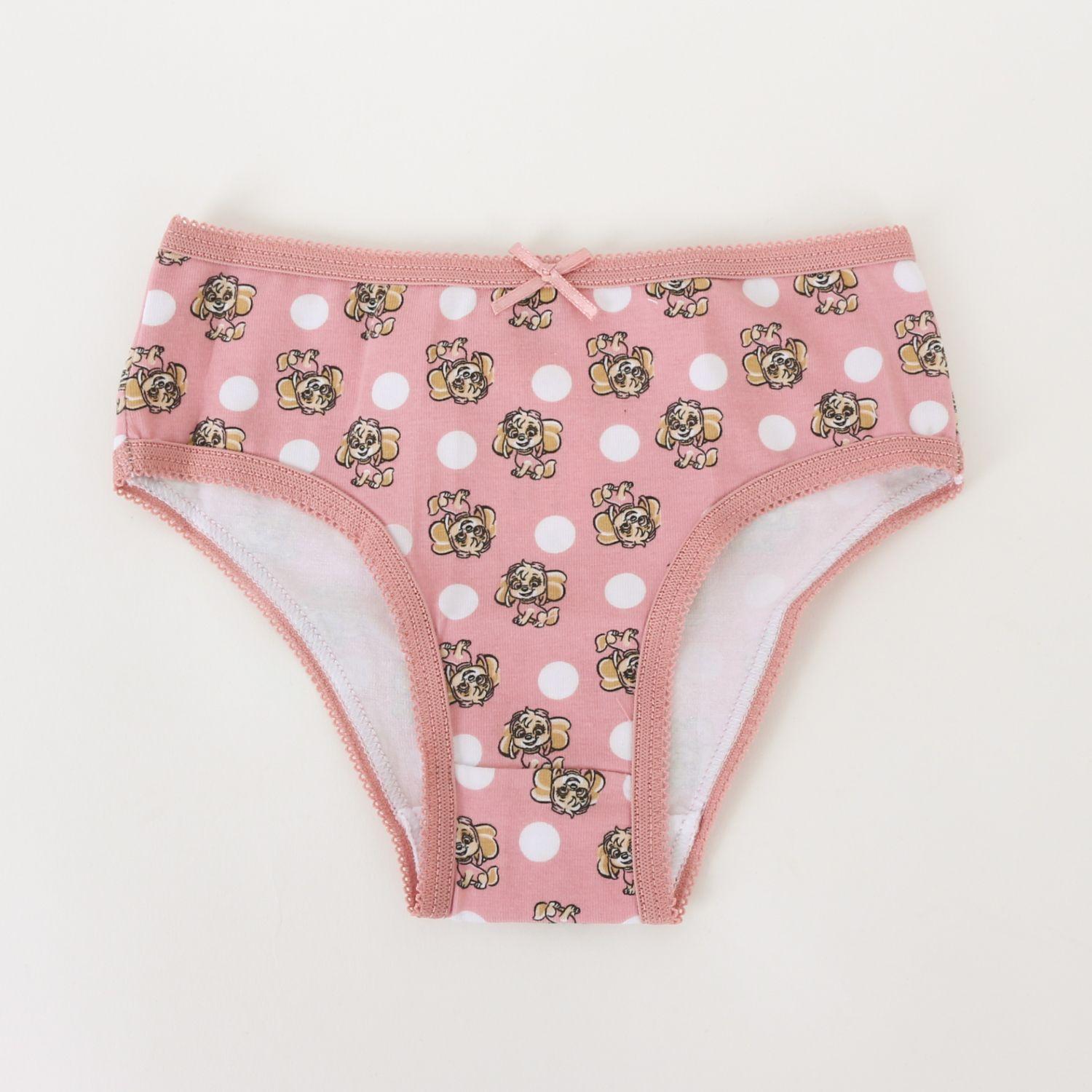 Tripack Calzón Niña Rosado Full Print Skye Paw Patrol-5