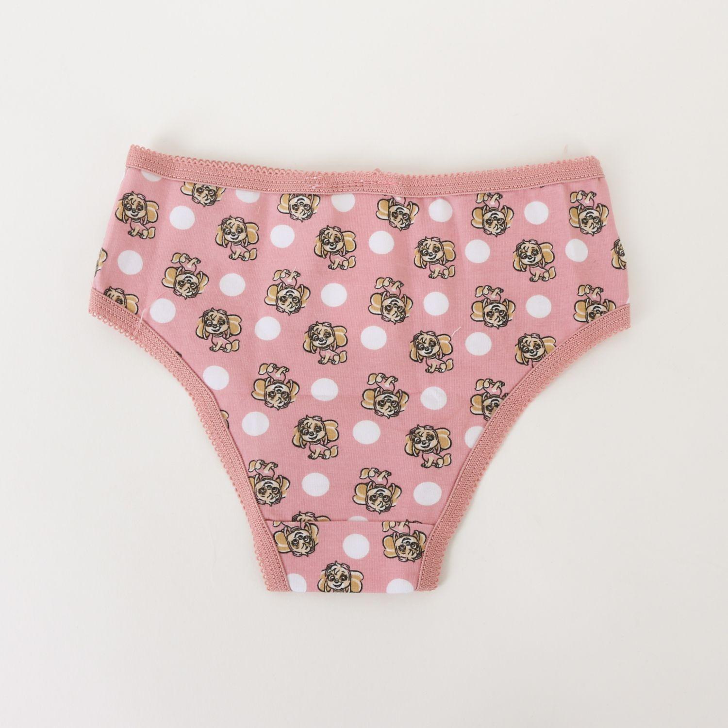 Tripack Calzón Niña Rosado Full Print Skye Paw Patrol-6