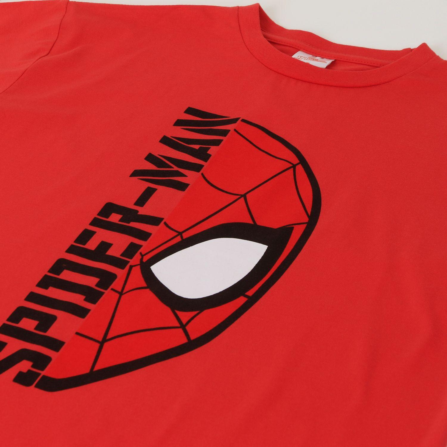 Bipack Polera Manga Larga Niño Spiderman Rojo Marvel-6