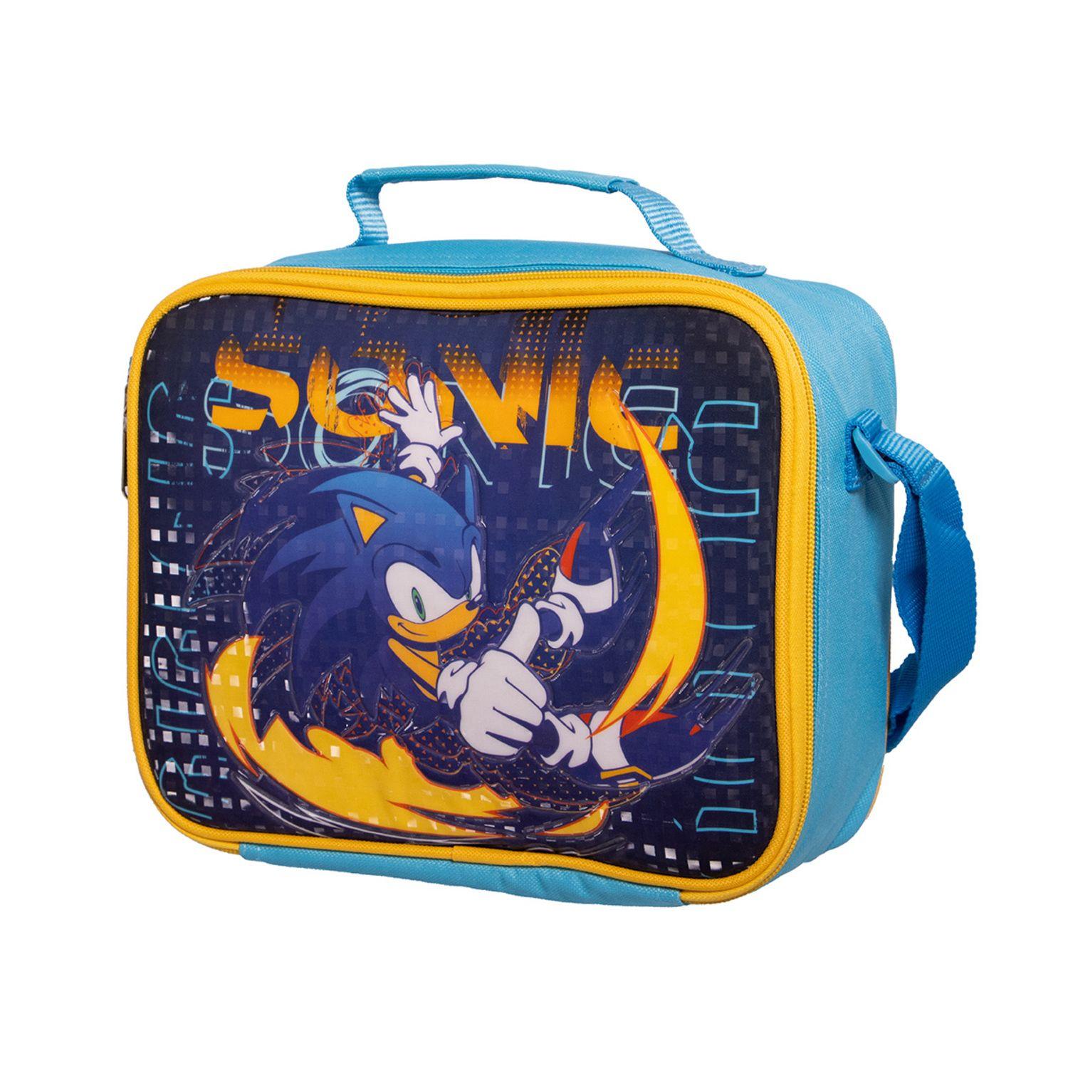 Lonchera Escolar Niño Over Power Azul Sonic-4