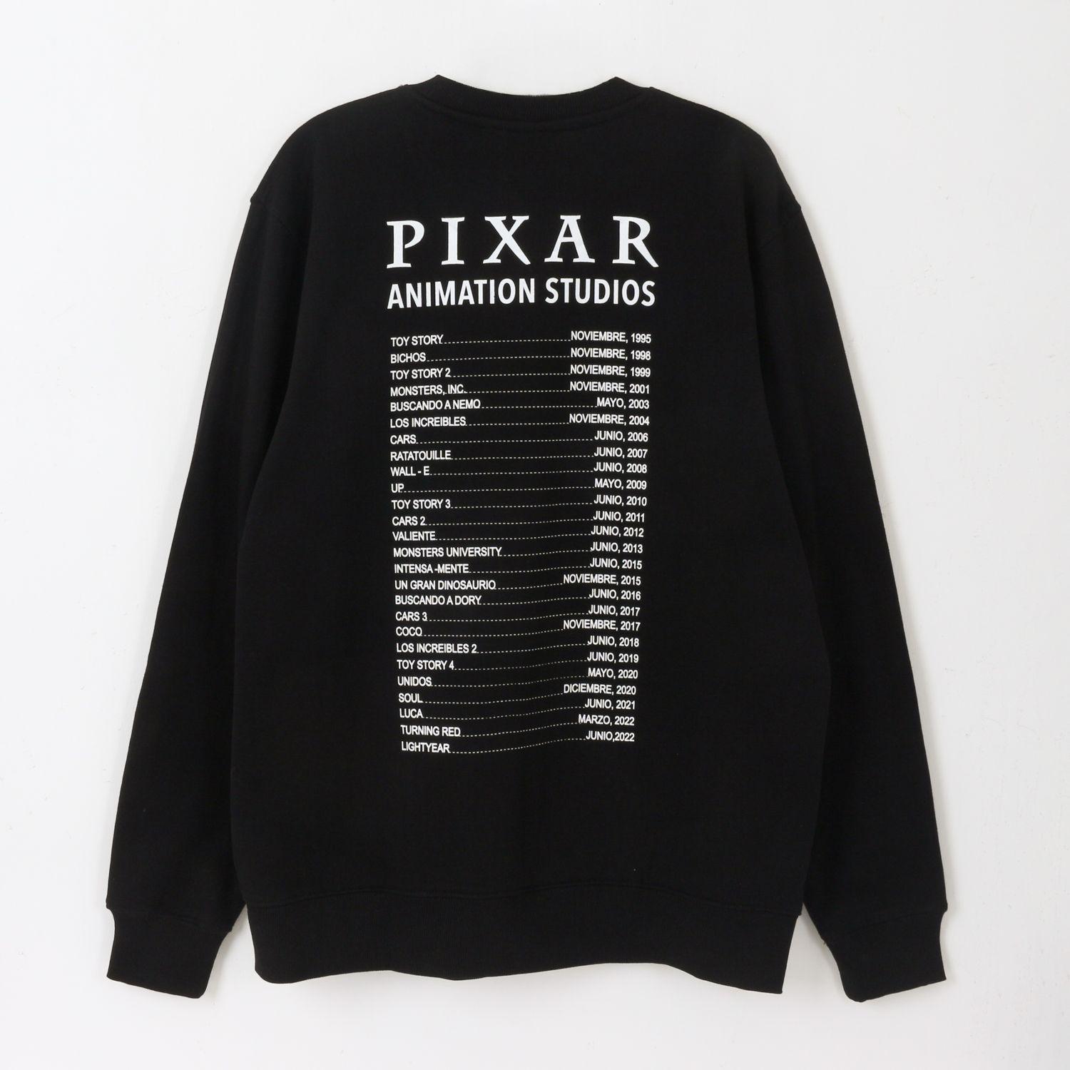 Polerón Cerrado Adulto Negro Corporativo Pixar Disney-1