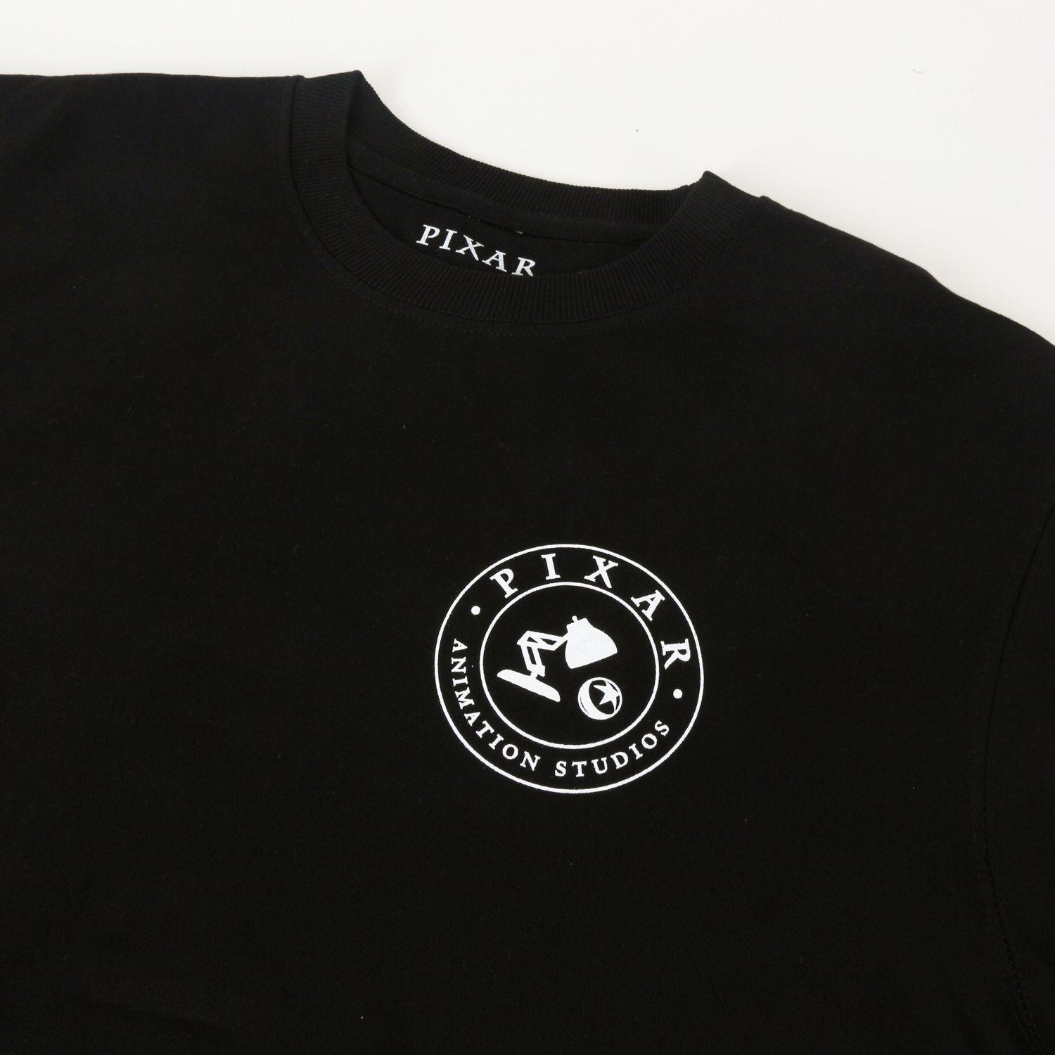 Polerón Cerrado Adulto Negro Corporativo Pixar Disney-2