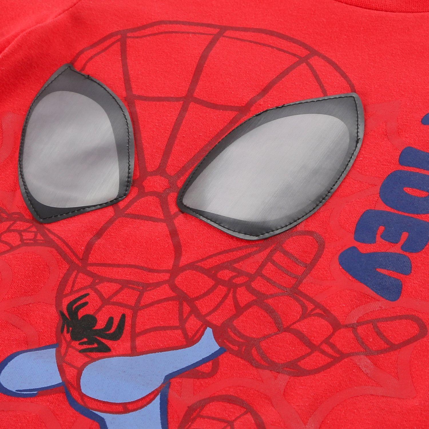Polera Manga Corta Niño Spidey Rojo Marvel-2