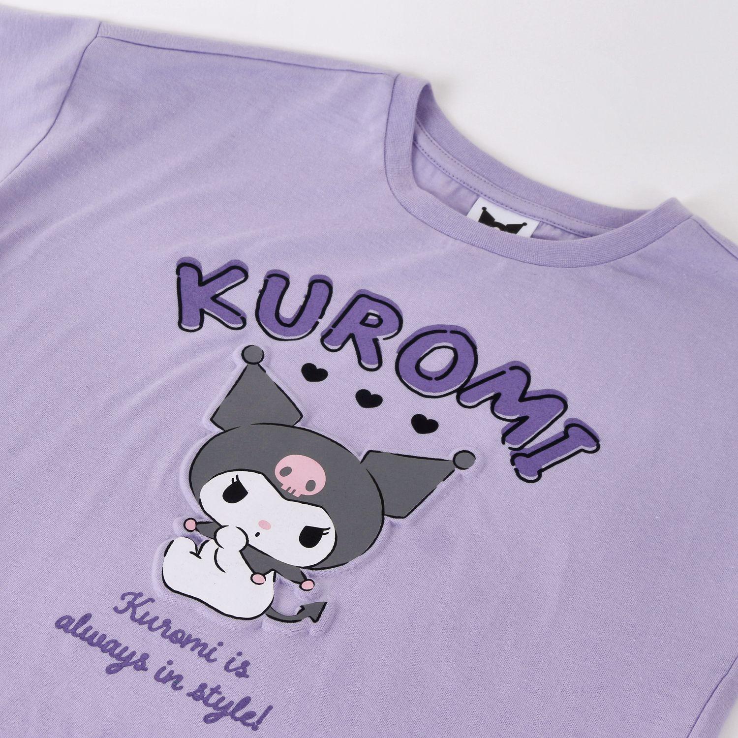 Conjunto Niña Kuromi Hello Kitty Lila-3