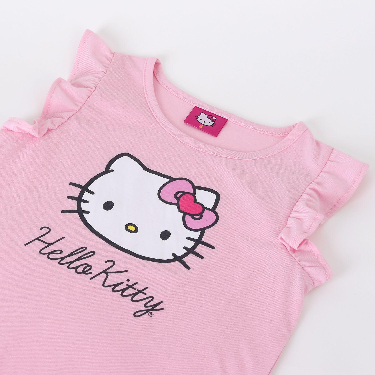 Polera Sin Mangas Niña Hello Kitty Rosado-2