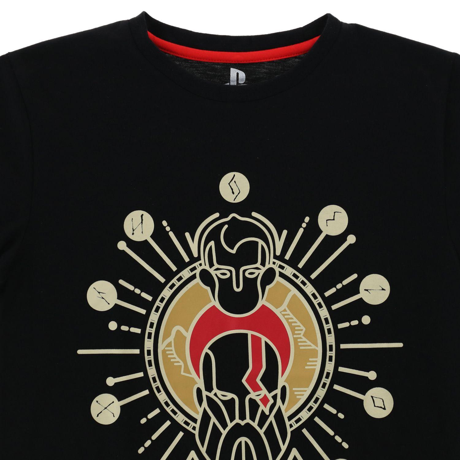 Polera Niño Negra Figura God Of War-2