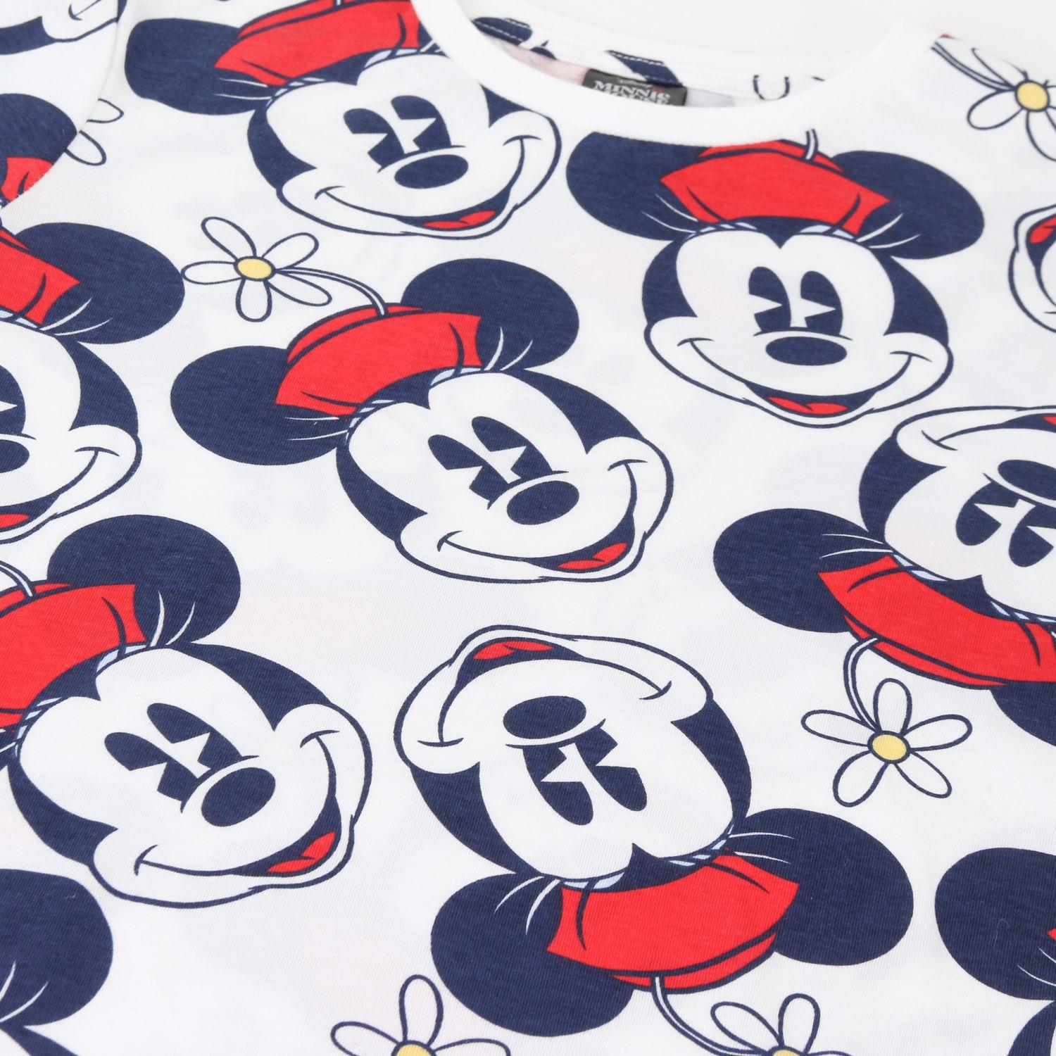 Bipack Polera Manga Larga Niña Full Print Minnie Rojo Disney-6