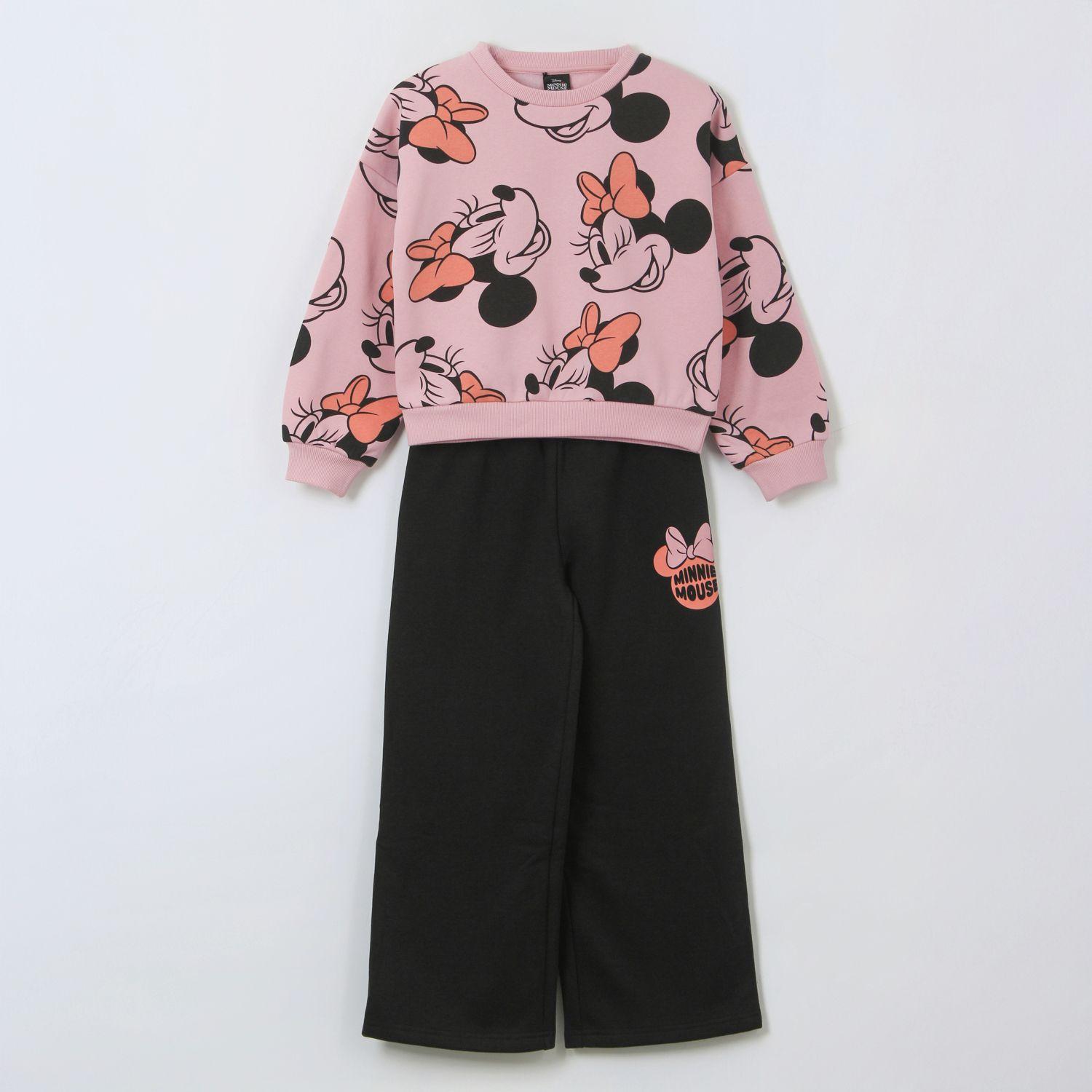 Conjunto Buzo Niña Print Minnie Rosado Disney-0